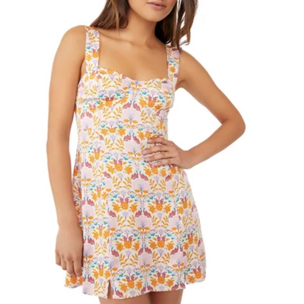 NWT Free People Sasha Floral Mini Dress